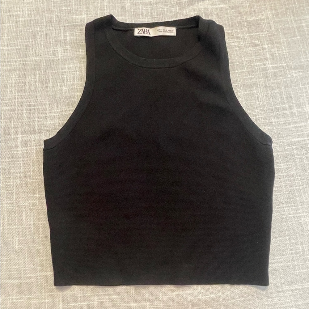 Black Zara Crop Top